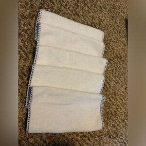 Waterproof washable liners for changing table set of 5
